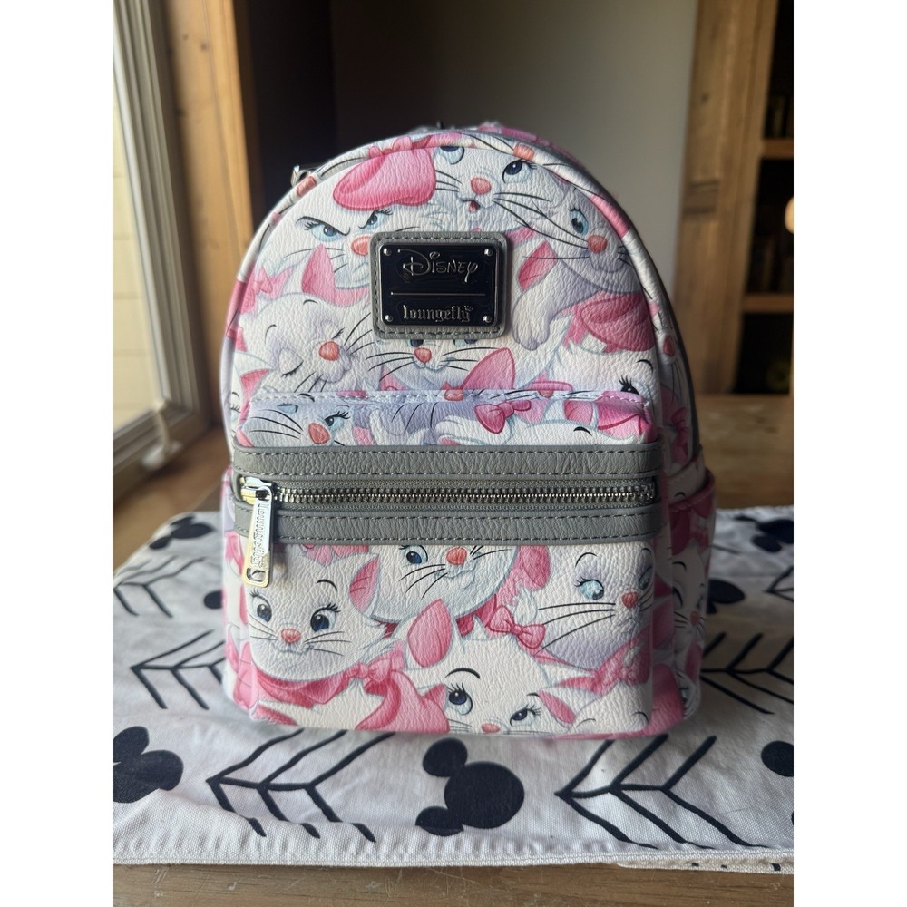 Disney Loungefly Mini Backpack Marie NWT RARE VHTF Hard Tag